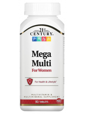 Мультивитамины 21st Century Mega Multi for Women (90 таб.)