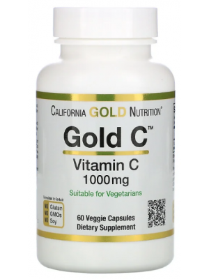 Отдельные витамины California Gold Nutrition C-1000 mg (60 таб.)