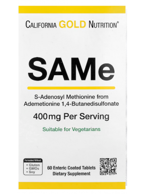 California Gold Nutrition SAMe 400 mg (60 таб.)