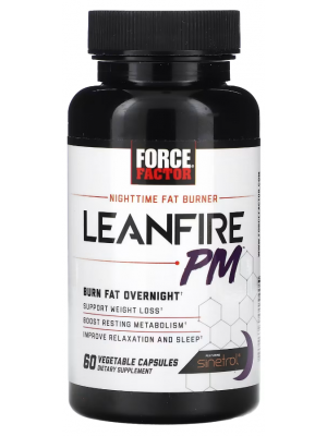 Жиросжигатели Force Factor LeanFire PM (60 капс.)