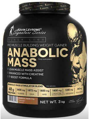 Высокоуглеводные гейнеры Kevin Levrone Anabolic Mass (3000 гр.)