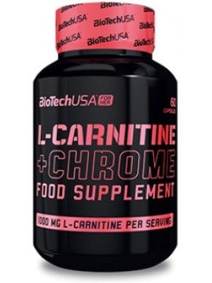 BioTech (USA) L-Carnitine + Chrome (60 капс.) L - карнитин BioTech (USA) L-Carnitine + Chrome (60 капс.)