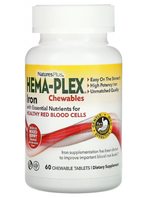 NaturesPlus Hema-Plex Iron (60 таб.) Мультивитамины NaturesPlus Hema-Plex Iron (60 таб.)
