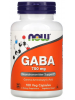 ГАМК (GABA) NOW GABA 750 mg (100 капс.)