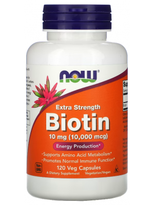NOW Biotin 10000 mcg (120 капс.)