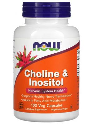 NOW Choline & Inositol (100 капс.)