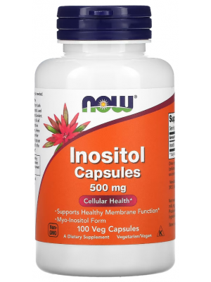 Отдельные витамины NOW Inositol (100 капс.)