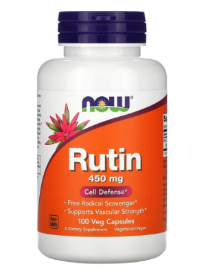Отдельные витамины NOW Rutin 450 mg. (100 капс.)