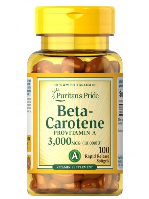 Отдельные витамины Puritan's Pride Beta-Carotene 3000mcg (100 капс.)