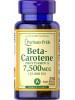 Puritan's Pride Beta Carotene Provitamin A 7500 mcg (250 капс.) Отдельные витамины Puritan's Pride Beta Carotene Provitamin A 7500 mcg (250 капс.)