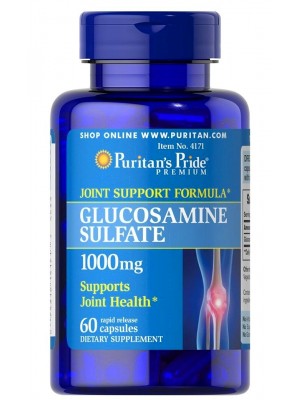 Глюкозамин Puritan's Pride Glucosamine HCI 680 mg (60 капс.)