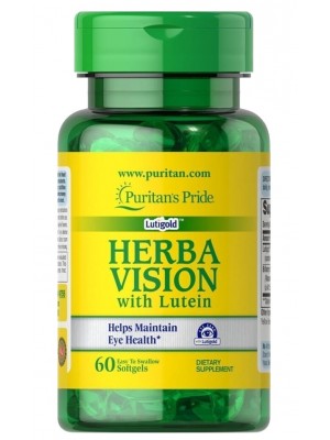 Биологически активные добавки Puritan's Pride Herbavision with Lutein (60 капс.)