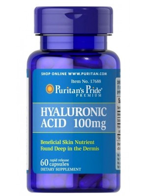 Гиалуроновая кислота Puritan's Pride Hyaluronic Acid 100 mg (60 капс.)