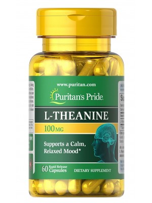 Puritan's Pride L-Theanine 100mg (60 капс.) Биологически активные добавки Puritan's Pride L-Theanine 100mg (60 капс.)