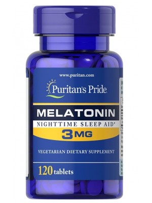 Puritan's Pride Melatonin 3 mg (120 таб.)
