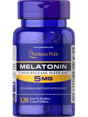 Puritan's Pride Melatonin 5 mg with B-6 (120 таб.) Мелатонин Puritan's Pride Melatonin 5 mg with B-6 (120 таб.)