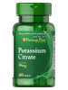 Puritan's Pride Potassium Citrate 99 mg (100 таб.) Минералы Puritan's Pride Potassium Citrate 99 mg (100 таб.)