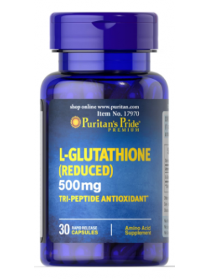 Отдельные аминокислоты Puritan's Pride L-Glutathione 500mg (30 капс.)