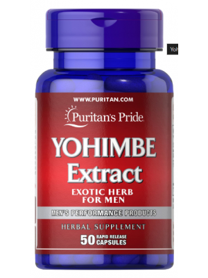 Puritan's Pride Yohimbe Extract 1000 (50 капс.) Повышение либидо и потенции Puritan's Pride Yohimbe Extract 1000 (50 капс.)