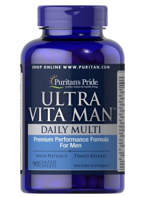 Puritan's Pride Ultra Vita Man (90 таб.) Мультивитамины Puritan's Pride Ultra Vita Man (90 таб.)