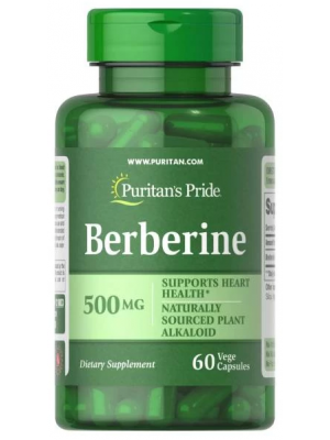 Puritan's Pride Berberine 500 mg (60 капс.) Биологически активные добавки Puritan's Pride Berberine 500 mg (60 капс.)