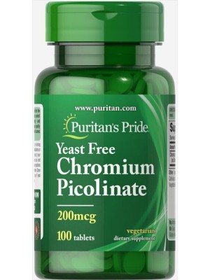 Минералы Puritan's Pride Chronium Picolinate 200mcg (100 таб.)