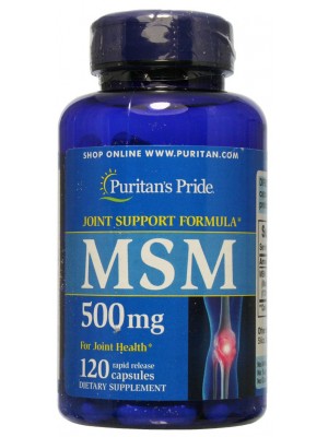 Метилсульфонилметан (MSM) Puritan's Pride MSM 500 mg (120 капс.)