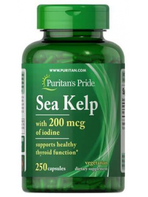Puritan's Pride Sea Kelp 200 mcg (250 капс.) Минералы Puritan's Pride Sea Kelp 200 mcg (250 табл.)
