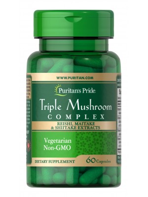 Биологически активные добавки Puritan's Pride Triple Mushroom (60 капс.)