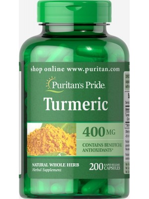 Биологически активные добавки Puritan's Pride Turmeric Curcumin 400mg (200 капс.)