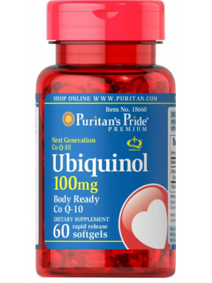 Биологически активные добавки Puritan's Pride Ubiquinol CO Q-10 100mg (60 капс.)