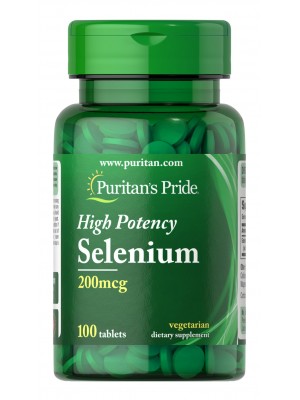 Puritan's Pride Selenium 200 mcg (100 таб) Минералы Puritan's Pride Selenium 200 mcg (100 таб.)