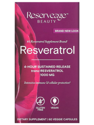 Биологически активные добавки Reserveage Nutrition Resveratrol 500 mg (60 капс.)