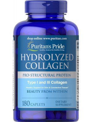 Коллаген Puritan's Pride Hydrolyzed Collagen (180 таб.)